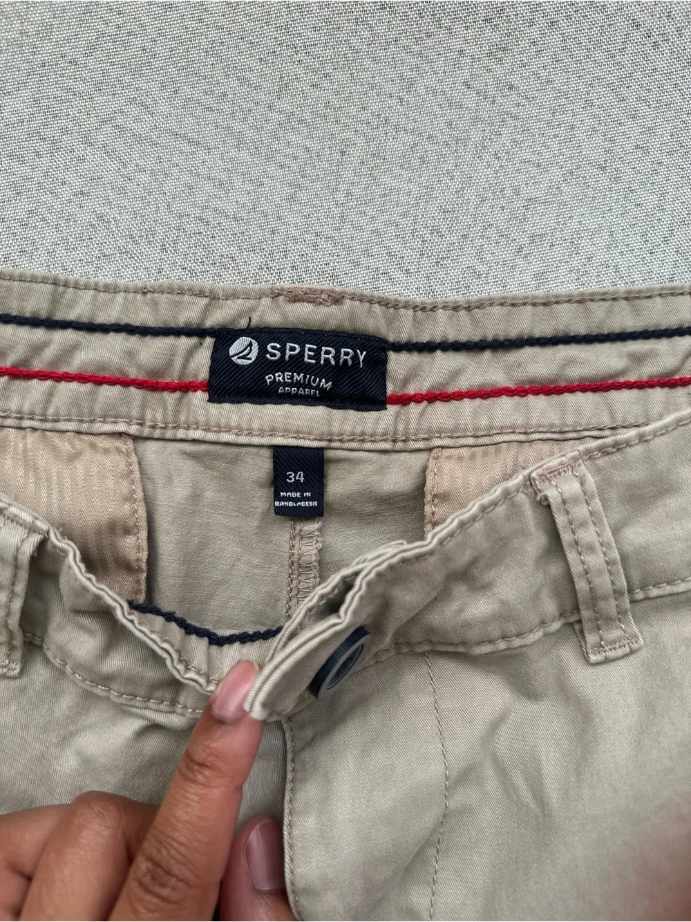 Sperry Men's Tan Casual Cargo Shorts
